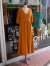 emile et ida woman　Caramel cotton gauze long dress　レディース　ダブルガーゼロングワンピース