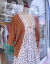 emile et ida woman　Caramel graphic cardigan　レディース　透かし編みニットカーディガン