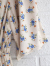 emile et ida woman　Ecru long dress with blue flowers　フラワープリントビスコースワンピース