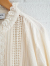 emile et ida woman　エミールエイダ　Ecru lace and english embroidered blouse　刺繍ブラウス