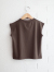 weekend house kids.　Lazy dog t-shirt no sleeve　プリントノースリーブＴシャツ