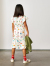 bellerose kids ガールズ　プリントビスコースワンピース
