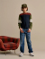 ティーンズ 服 男子　bellerose kids　ボーイズ　カラーブロック長袖Tシャツ