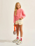 bellerose kids　BISUX　ガールズ　ラメ入りストライプソックス