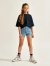 bellerose kids　BISUX　ガールズ　ラメ入りストライプソックス