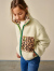 bellerose kids ガールズ　ボアジップジャケット