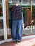 bellerose woman　ALLAN　レディース　チェックノースリーブブラウス