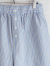 bellerose woman GEENA　ストライプバミューダパンツ