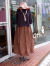 bellerose woman　CINLEY　レディース　ギャザーロングスカート