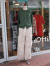 リネンカーディガン　レディース　bellerose woman  North crewneck cardigan 