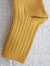 condor　スペインソックスブランド　Basic rib short socks MUSTARD　リブソックス