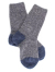 DORE DORE　ウールフリースバイカラーソックス