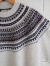 フェアアイルセーター　Jumper1234　Cashmere Wool Fair Isle Yoke Crew　