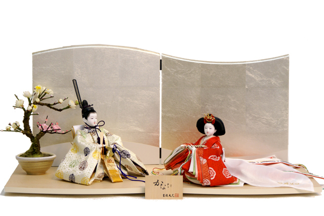 No.310 親王飾り　屏風　雛人形 No.310 親王飾り屏風雛人形