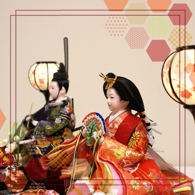 雛人形,吉徳大光,ケース飾り,322-268,ひな人形,インターネット通販