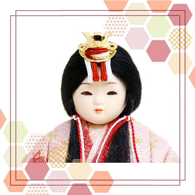 雛人形 吉徳監修 一秀作 木目込み人形「優」 親王平飾り(336-751