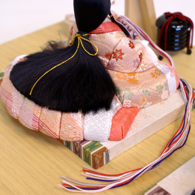 雛人形 吉徳大光 一秀作「心」 木目込み人形 親王平飾り(336-752)