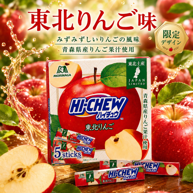 青森県産りんご果汁使用！東北限定デザイン ご当地ソフトキャンディ 5