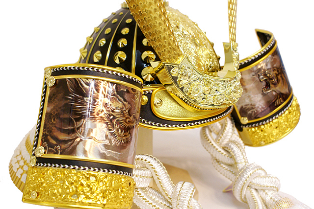 五月人形】祐月作 着用兜 収納飾り(522) ～5月人形は、すべて送料無料