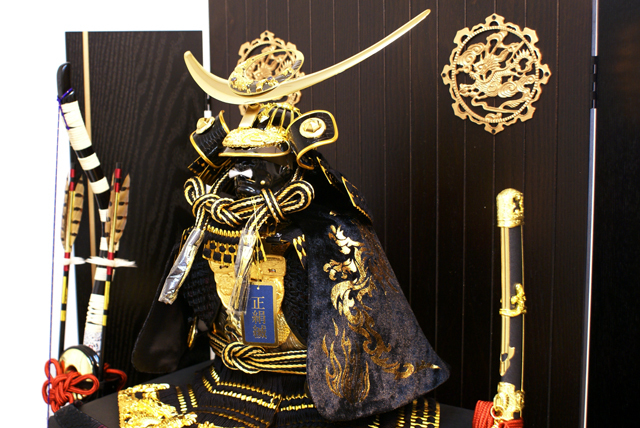 ☆弓太刀付 覇気 新品展示品☆五月人形☆8号上杉 