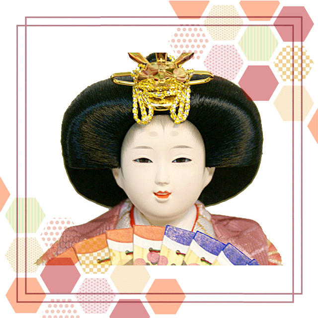 久月 雛人形 雛人形,東京久月, よろこび雛,コンパクト,収納飾り,ひな人形,S-37467