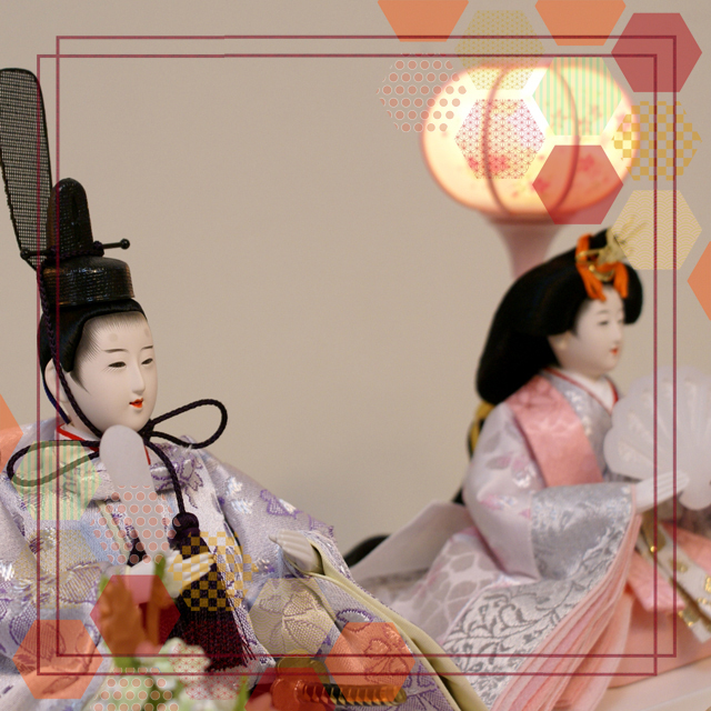 雛人形,久月,よろこび雛,ケース飾り,66785,ひな人形,インターネット