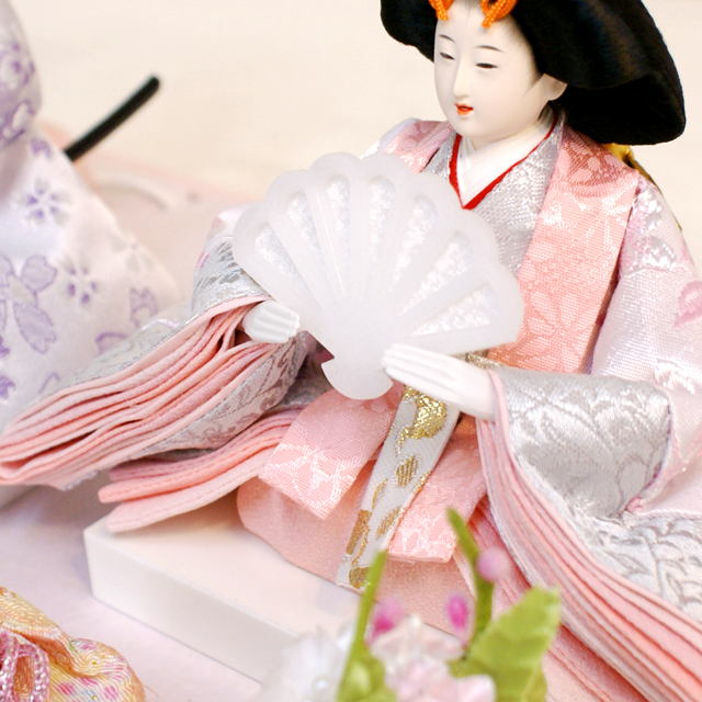 雛人形 ケース付き 多色 雛人形,久月,よろこび雛,ケース飾り,66785,ひな人形