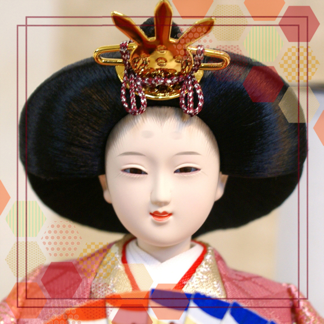 雛人形,久月,よろこび雛,ケース飾り,66801,ひな人形,インターネット