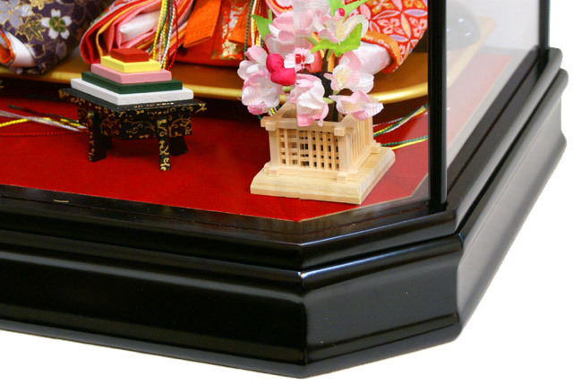 雛人形,久月,よろこび雛,ケース飾り,アクリル,#69574,ひな人形