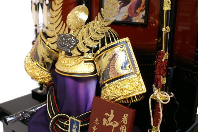 雨宮様【専用】【展示品限り】五月人形　兜　徳川家康　収納飾り　子供着用可　S1 五月人形】着用兜飾り ケース飾り「徳川家康」 (538309) 初節句