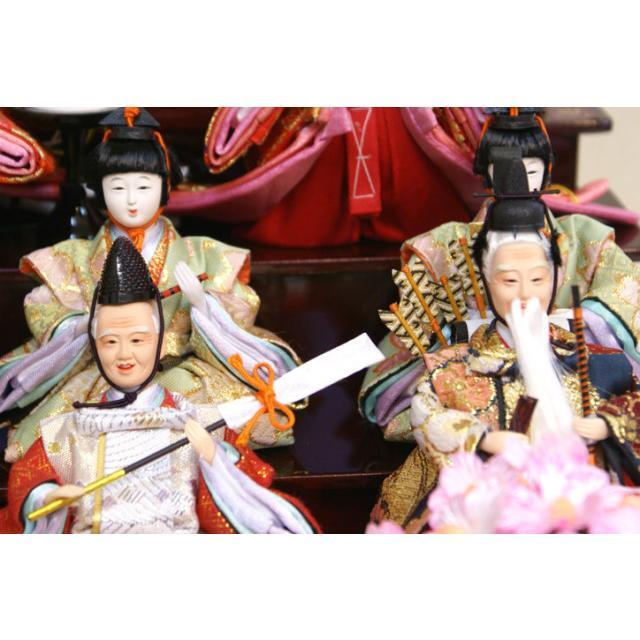 雛人形五段飾り十五人揃い（ガラスケースつき） 十五人飾り雛人形ガラスケース(58cmx40cmx55cm) – 大野屋公式