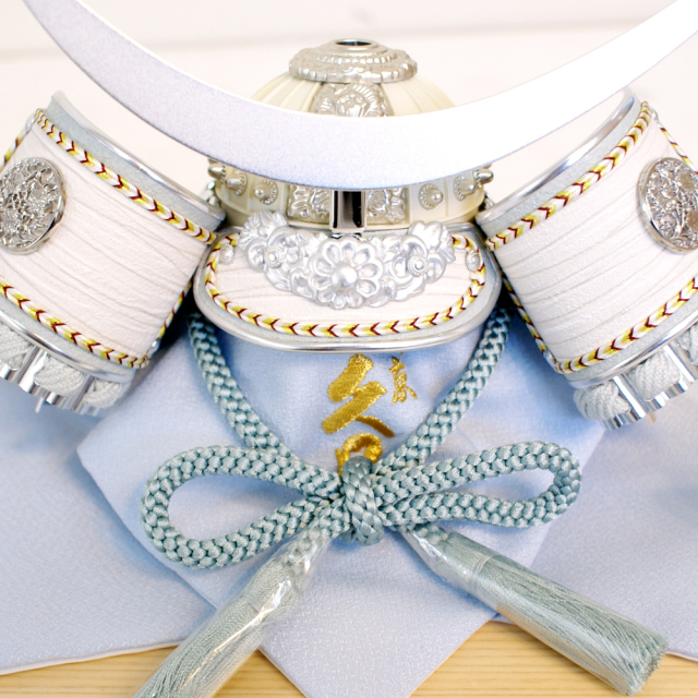 五月人形,久月,兜,家紋,ケース,アクリル,ガラス,コンパクト,QK5-1