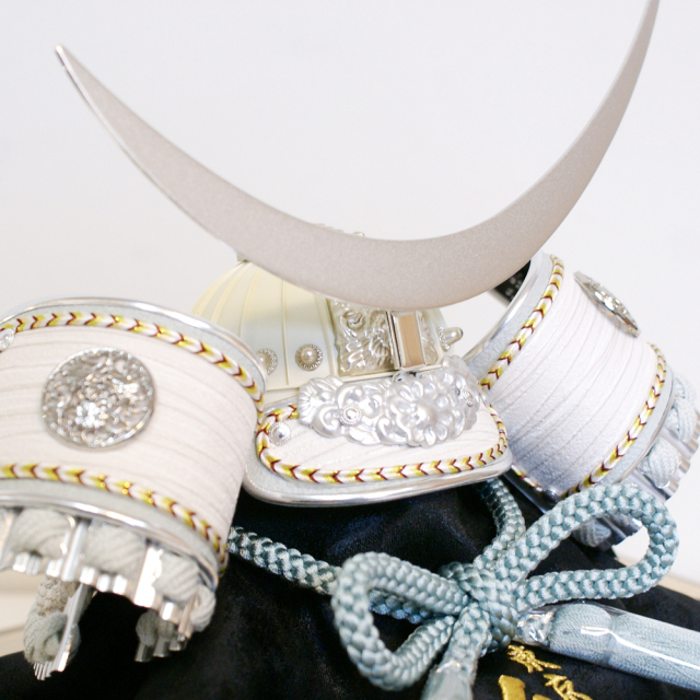 五月人形,久月,兜,家紋,ケース,アクリル,ガラス,コンパクト,QK5-3