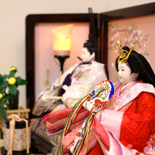 雛人形,東京久月, よろこび雛,親王平飾り,ひな人形,#S-34143