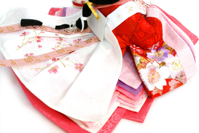 東京久月　雛人形　立親王平飾りセット・アウトレット商品 楽天市場】雛人形 久月 ひな人形 雛 平飾り 親王飾り 帯地織 三