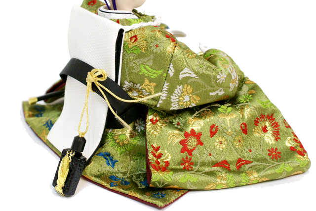 はぎー　お雛様　三段　久月　黒い雛壇　七楽人　※都内直接お渡し品 久月 雛人形 ひな人形 雛 七段飾り 十五人飾り よろこび雛 九番