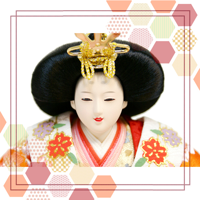 雛人形,東京久月,よろこび雛,収納式三段飾り,ひな人形,#S-35333