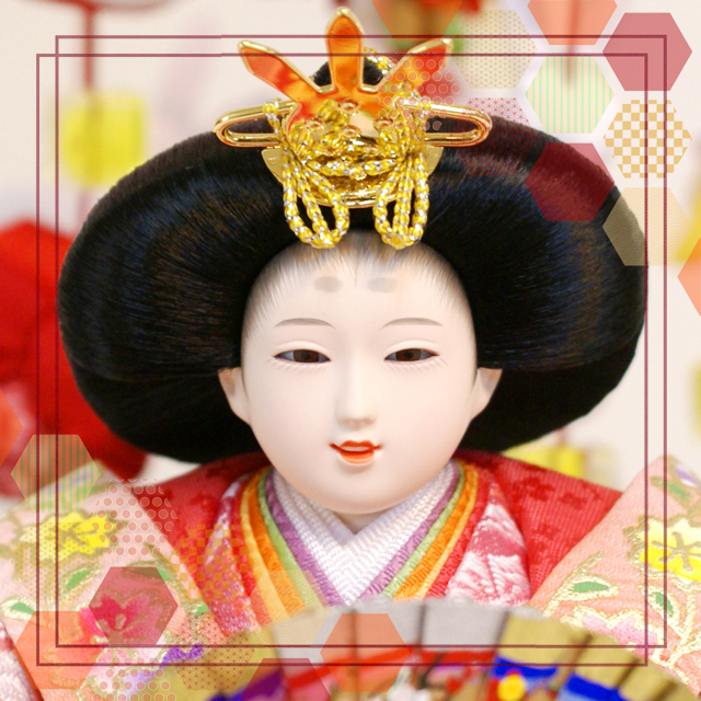 雛人形,東京久月, よろこび雛,親王平飾り,ひな人形,S-37101