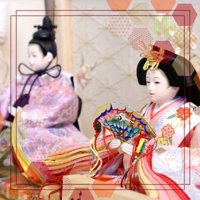 雛人形,東京久月, よろこび雛,コンパクト,収納飾り,ひな人形,S-37221