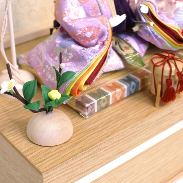 雛人形,東京久月, よろこび雛,コンパクト,収納飾り,ひな人形,S-37221