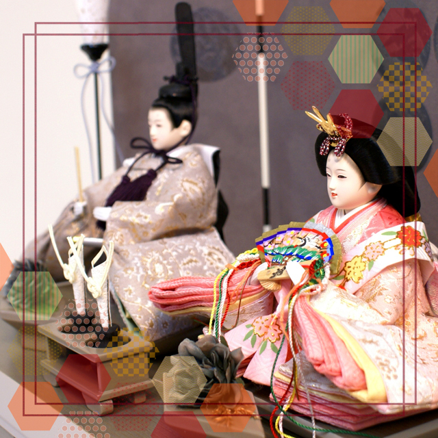 雛人形,東京久月, よろこび雛,親王,収納飾り,ひな人形,S-37468