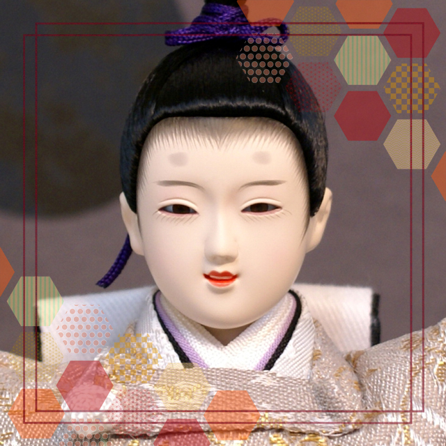 雛人形,東京久月, よろこび雛,親王,収納飾り,ひな人形,S-37468
