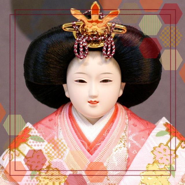 雛人形,東京久月, よろこび雛,親王,収納飾り,ひな人形,S-37468