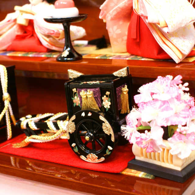 雛人形,東京久月,よろこび雛,収納式三段飾り,ひな人形,S-38331