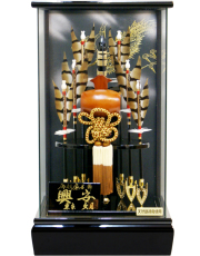 破魔弓 久月「興安」ガラスパノラマケース飾り(252013)