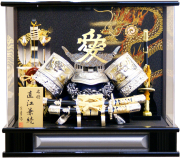 人気商品 値下げ 花の慶次 直江兼続 1 1 兜 五月人形 子どもの日 武具 Raffles Mn