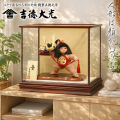 【五月人形】吉徳大光作 「金太郎 童（わらべ）」子供大将 武者人形ガラスケース飾り503-265