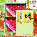 秋田県増田産 さくらんぼ 紅秀峰 (1kg 大粒 Lサイズ バラ詰め) JA秋田ふるさと【お届け日指定不可・7月上旬から順次発送】