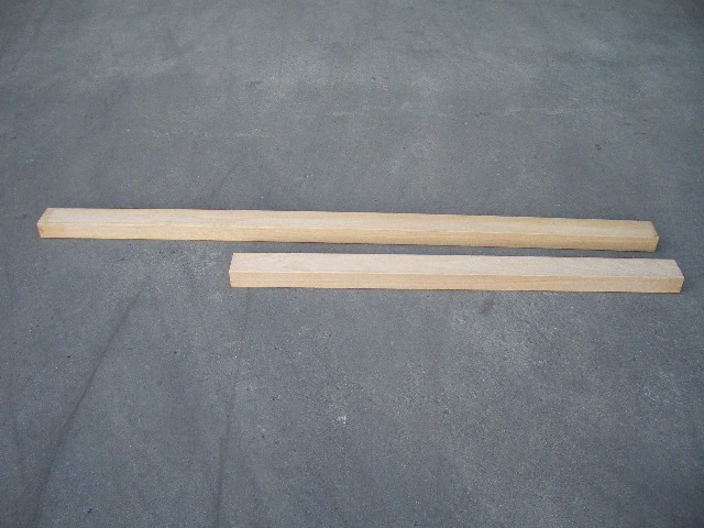 ナラ上り框無塗装