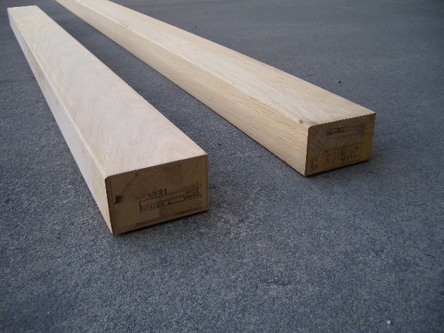 ナラ 上り框 マンション用 無塗装 90mm×55mm×※ 4サイズ有（B品